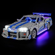 LED Light for Lego 42210 2 Fast 2 Furious Nissan Skyline GT-R (R34) Set, Light Kit Compatible with L