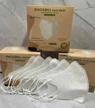 masker duckbill 1 box isi 50 pcs masker duckbill hitam duckbill putih - putih