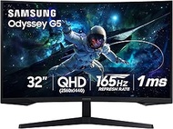 Samsung 32 inch Odyssey G55C QHD 165Hz 1ms Curved Gaming Monitor - (LS32CG550ENXZA) [Canada Version]