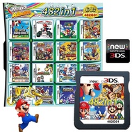 482 in 1 Games Cartridge Mario Multicart Card for NS DS NDS NDSL NDSi 3DS 2DS XL