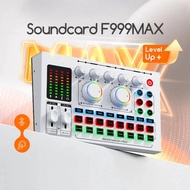 [SSS] F999MAX sound card live broadcast equipment full set Bluetooth live sound card