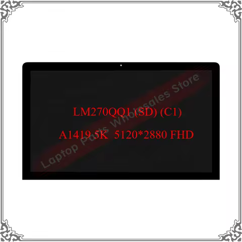 Original 27 Inch A1419 5K LCD Screen LM270QQ1 (SD) (C1) for iMac 27" A1419 Display LCD Monitor With 