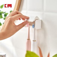 ONE - KM.810 粘貼無痕雙格電動牙刷架 簡約牙刷架 粘貼式防塵牙刷掛