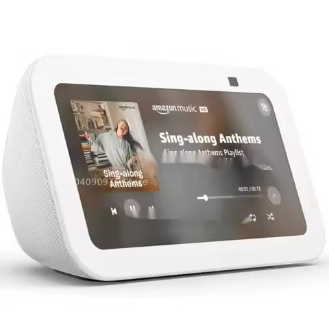 Original Echo Show 5 3Nd Gen Mini Wifi Alexa Voice Assistant Home Smart Display Speaker with 2X The 