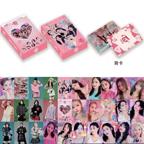 30Pcs/Box Kpop Twice New Ablum Between 1&2 Photocards Lomo Card Double Side Print Photo Cards For Fa