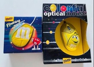 全新 未拆 M&Ms M&M's mouse  optical mouse 滑鼠 滑鼠墊 手墊 notebook macbook ipad Dell Logitech samsung 黃色