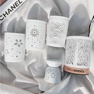 Wax warmer burner for candle