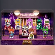 [Pop Mart展示盒] 泡泡瑪特 盲盒 聖鬥士星矢系列 連Logo&木制神殿地台Display盒(41cm*35cm*23cm) [可全套Display 可以加燈]