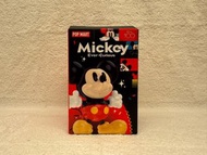 POPMART泡泡瑪特 迪士尼100週年米奇好奇無界系列手辦道具玩具創意禮物盲盒 確認款 石膏米奇