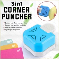 HK1 3 In 1 Corner Rounder Punch Paper Cutter Card Making for Photo Cards DIY Scrapbookings Tool KH1