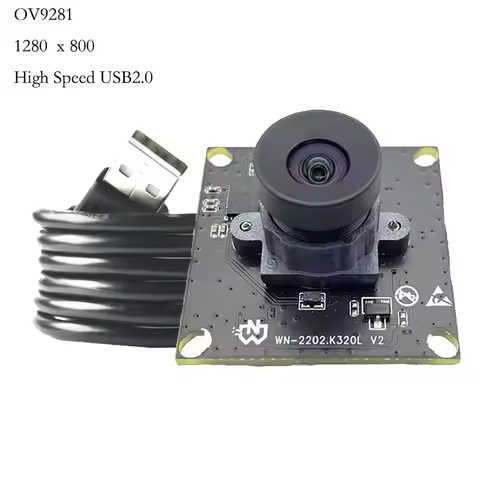1MP HD OV9281 720P HD USB Camera Module FF 75° 120fps Global Shutter High Speed Motion Capture Monoc