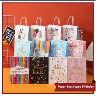 Paper Bag / Gift Box Wrap, Happy Birthday Hampers Size 21x5x8 & 27x21x11