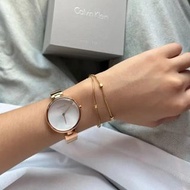 CK女款優雅時尚無刻度手錶