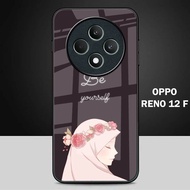 Oppo Reno 12 F - Softcase Glass Kaca - Casing Oppo Reno 12 F - Terbaru Case Oppo Reno 12 F