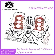 Engine Rebuild Kit Head Full Gasket Set For Porsche 3.0 Panamera S 4S 970 Macan S GTS 95B 3.0L V6 MC