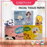 【EVERTHINK】Bamboo Soft Facial Tissue Paper 4 Ply Toilet Paper Premium Soft Pack Tissue Baby Kids Adu