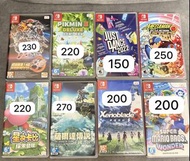 Switch Games (價錢參考圖片）