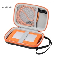 <moreallready> Hard Drive Storage Bag Hard Drive Case Hard Drive Carrying Case for Lacie Rugged Mini