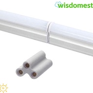 WISDOMEST 100/50/30/20/10 Pcs 3 Hole Hard Joint Connector, 20.5MM Double End T5 T8 Bracket Light Con
