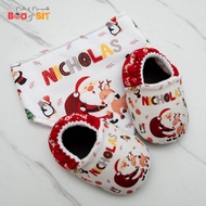 Prewalker Baby Shoes - Baby Shoes | Boo and Bit Santa | Custom NAME