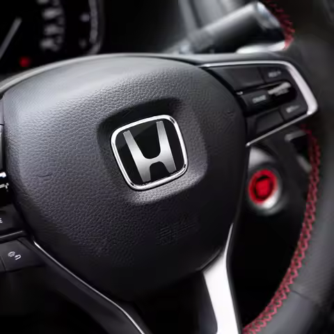 Car Steering Wheel Sticker For HONDA Jazz Fit Accord Civic CRV Odyssey City Jade Insight Elysion CRZ