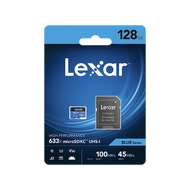 Thẻ Nhớ Micro SD Lexar 128GB UHS-I 633x U3 100Mbs - Chính Hãng