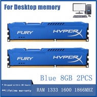 Hyperx for Desktop RAM DDR3 16GB (2X8GB) 1333MHZ 1600MHZ 1866MHZ  PC-14900 PC Memory 240Pin DIMM 1.5