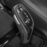 TPIC Gear Shift Knob Cover For BMW X1 F48 F49 F52 Series 1 Made of Alcantara Suede Wrap Car Interior