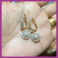 10k sd gold dangling earing