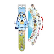 Bluey And Bingo Anime Toy Watch 24 Styles Cartoon Figure Pictures Projection Watch Digital Electroni