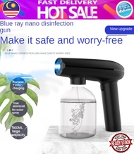 High Quality Nano Disinfect Wireless Fogging Spray Gun Machine with UV Light 500 ML Blu-ray Handheld