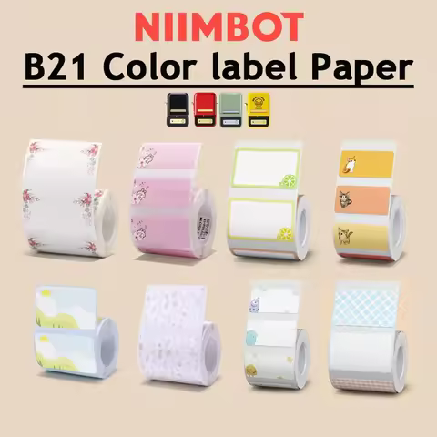 Original Niimbot B21/B3S/B1/B203 Colorful Label Sticker