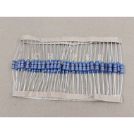 50 pieces 1w line resistor from 1R - 20R 100% new pin