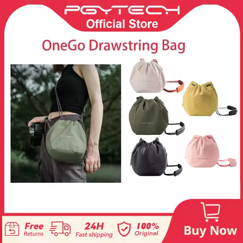 PGYTECH OneGo Drawstring Bag Mirrorless Camera Bag SLR Storage Lens Shoulder Bag Camera Case For Fuj