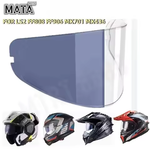 For LS2 Snap-on Anti-fog Film FF808 FF906 MX436 MX701 Full-face Visor Helmet Helmet Replacement Acce