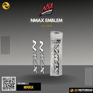 NSA Performance Yamaha Nmax V1 & V2 Emblem Normal/Japanese Silver