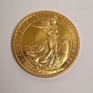 1987年第一批不列顛女神 金幣 1安士 皇家鑄幣局 Britannia Bullion Gold Coin 1 oz