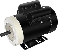 2HP Electric Motor 3450 RPM General Purpose Single Phase Motor 56C Frame 115V/230V 5/8Shaft Diameter