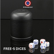 Dice Cup With Dice In A Set For Entertainment Dice Cup Free 5 Pcs Dices