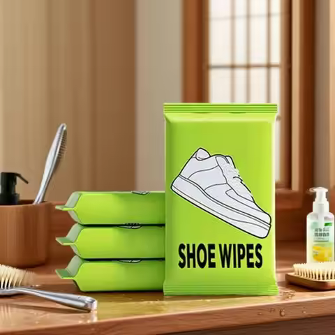 3 bags Shoes Cleaning Wipes, Quick Clean Sneaker Care Wipes for Removing Dirt Stains Scuffs, Portabl