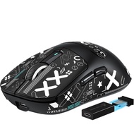 โจมตี Shark X3Pro เมาส์สําหรับเล่นเกมไร้สายบลูทูธ PixArt PAW3395 26000dpi Optical Mouse การเชื่อมต่อ