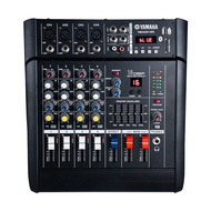 YAMAHA PMX402D-USB AUDIO MIXER มีมิกเซอร์และแอมพลิฟายเออร์และ ขับลำโพงขนาด 10 นิ้วสี่ตัว มีแหล่งจ่าย