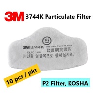 3M 3744K P2 Particulate Filter for 3700 Filter Holder and 3200 Respirator, KOSHA Standard- ( 10 pcs 