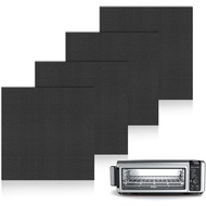 4 Pack Air Fryer Liners for Ninja Flip Toaster Oven & Air Fryer, Non-stick Reusable