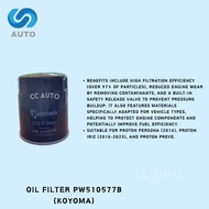 KOYOMA OIL FILTER PW510577B, Proton Persona (2016), Iriz (2016-2023), and Preve.