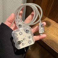 Oppo & Realme 33W & 45W & 15W Charger Cable Protector, Planet Various Motif Charger Case Adapter Pro