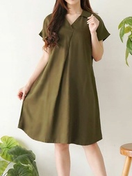 Hoziro Dress Wanita Lolita / Dress Polos / Gaun / Dress Selutut / Dress Midi / Dress Pesta