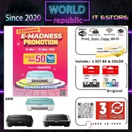 Canon Printer Wireless PIXMA E470 All-In-One for Low-Cost Printing - Genuine Canon Malaysia - PG47 C