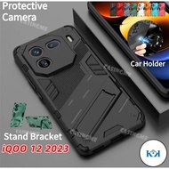 KK iQOO 12 2023 Shockproof Phone Case For iQOO 12 5G iQOO12 11 iQOO11 4G 5G 2023 Casing 3D Armor Sta