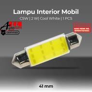 Car Interior Light LED Plate Dome Light C5W 2W Cool White 1 PCS